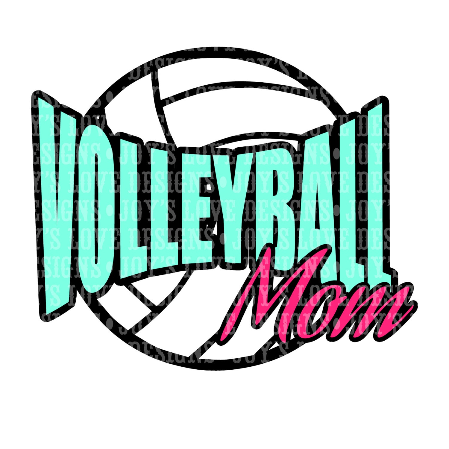 Download Volleyball Mom SVG and DXF Digital Download