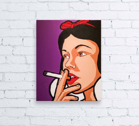 Items similar to Snow White Limited Edition PRINT Pop Art 