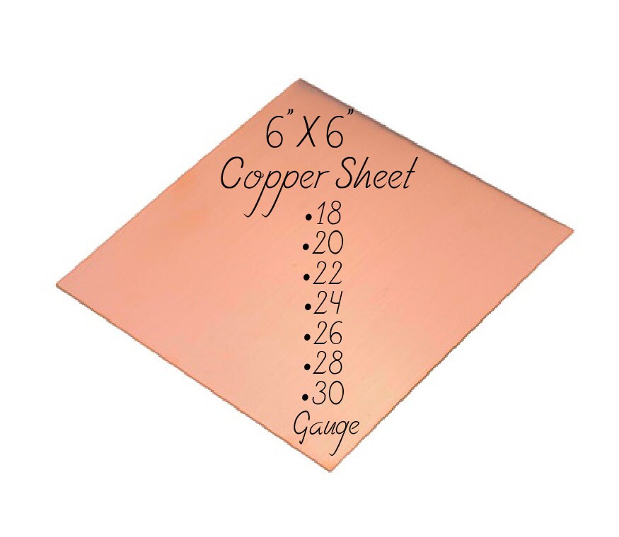 Basic Copper 10 Mil/30 Gauge Copper Sheet Roll – 6" X 20' Tooling Metal, CU110 ASTM B-152