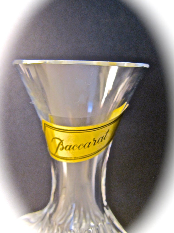 Baccarat Primevera Vintage Crystal Vase Baccarat by ArtsGalleria