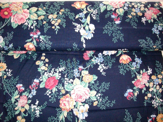 Joan Kessler 1Concord Fabricsfloralredpinkyellow on