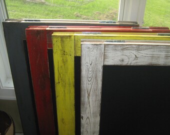Rustic two sided sandwich chalkboard custom made you pick color distressed sidewalk chalkboard A frame easel outdoor wedding restaurant menu