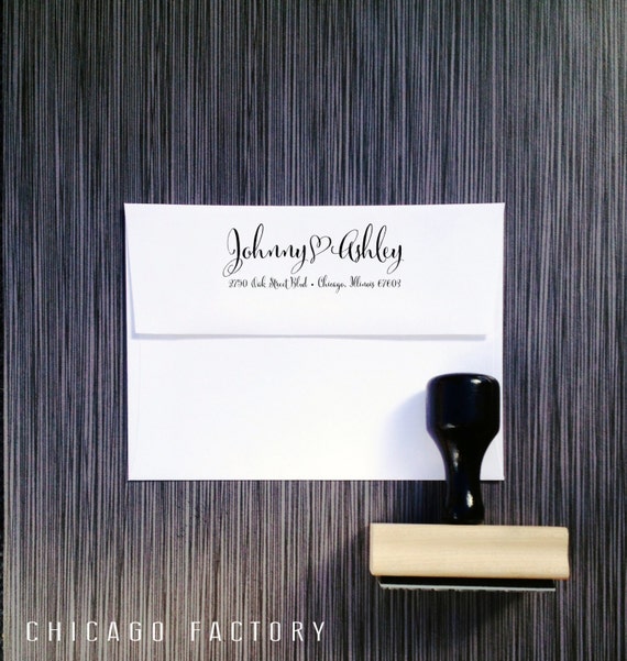 personalized calligraphy stamp