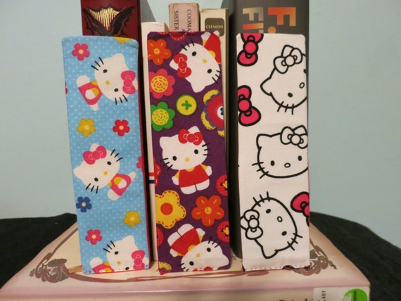 Set of 3 Hello Kitty Bookmarks by LovelyLadyYolanda on Etsy