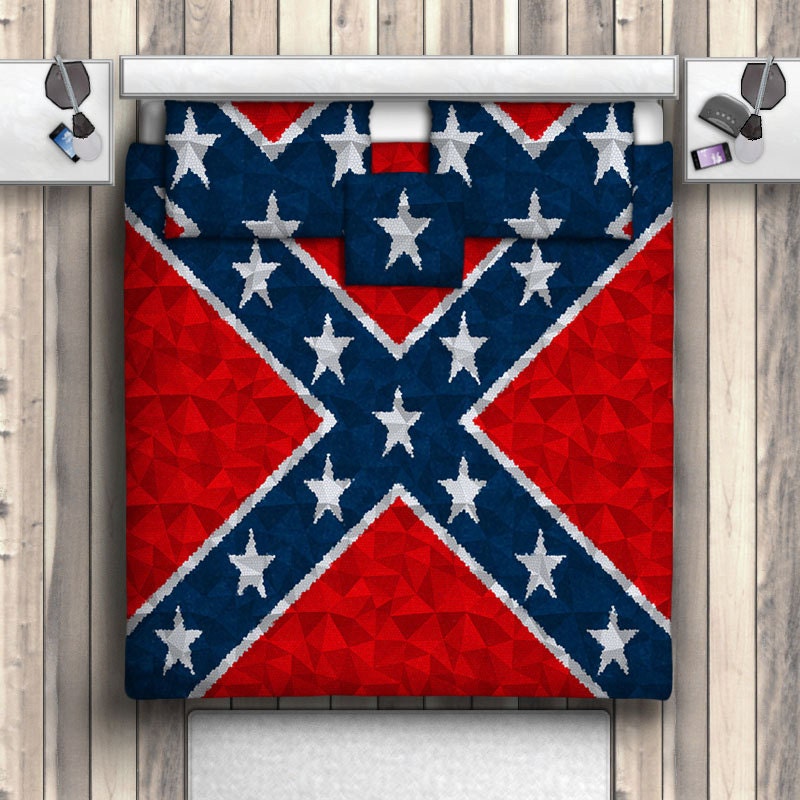 Rebel Flag Modern Bedding Flag Pillows Confederate by ...