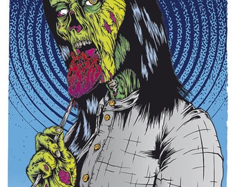 Zombie Girl - limited edition print