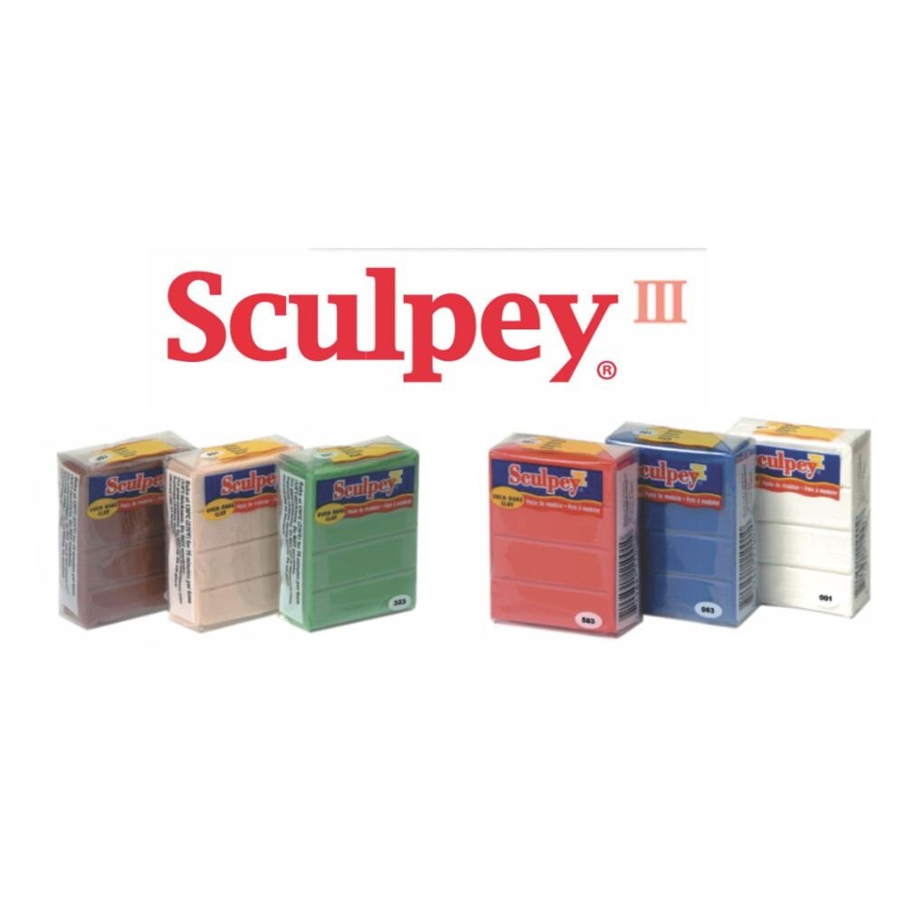 Sculpey III Polymer Clay 2 oz bars All Colors