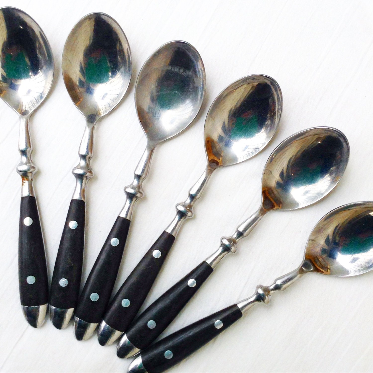 6 X Vintage Spoons Made by Zepter Rostfrei