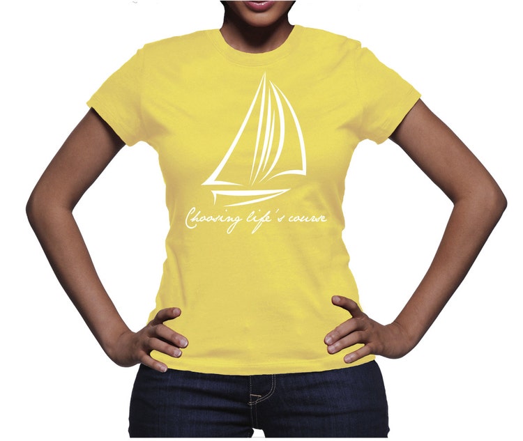 Woman's Sailboat T-Shirt Sailing T shirt Boat by SailingBritican