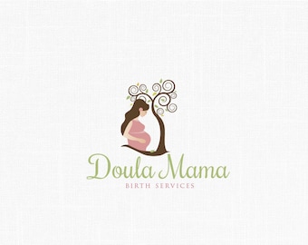 Custom Doula Logo Design / Birth Logo Doula Mama
