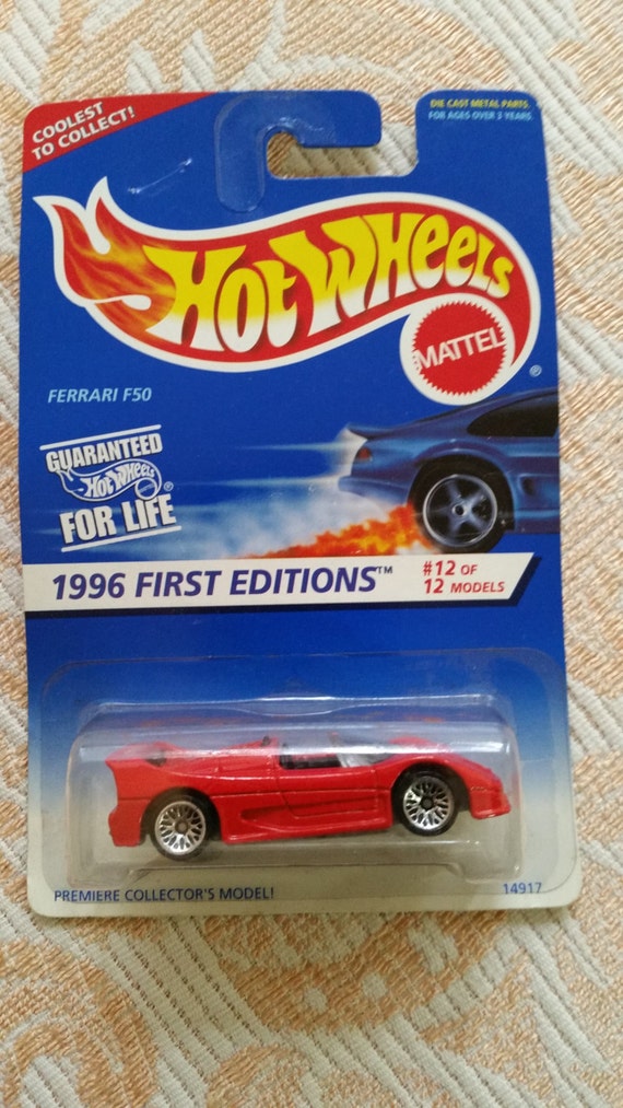 wheels hot collector ferrari Ferrari Editions Hot OF  #377 1996   Collector Wheels #12   F50  First