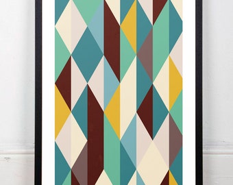 Scandinavian poster, Modern poster, Wall art, Wall print, Minimalist art print, Abstract poster, Home decor art, Office decor art, Modern