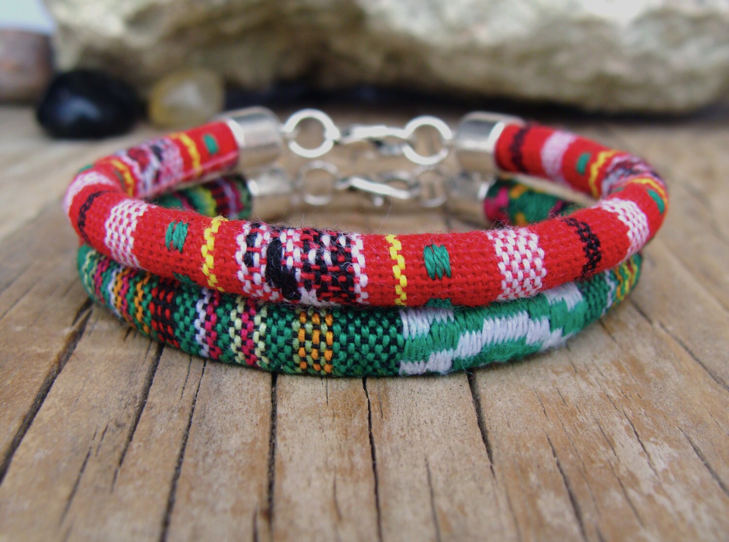 Hippy bracelet Festival bracelet Colorful by artmonydesigns