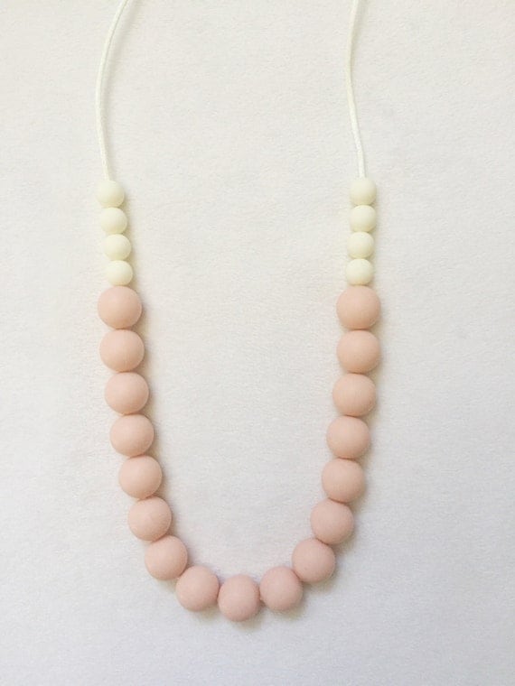 Teething necklace silicone beads Clearance
