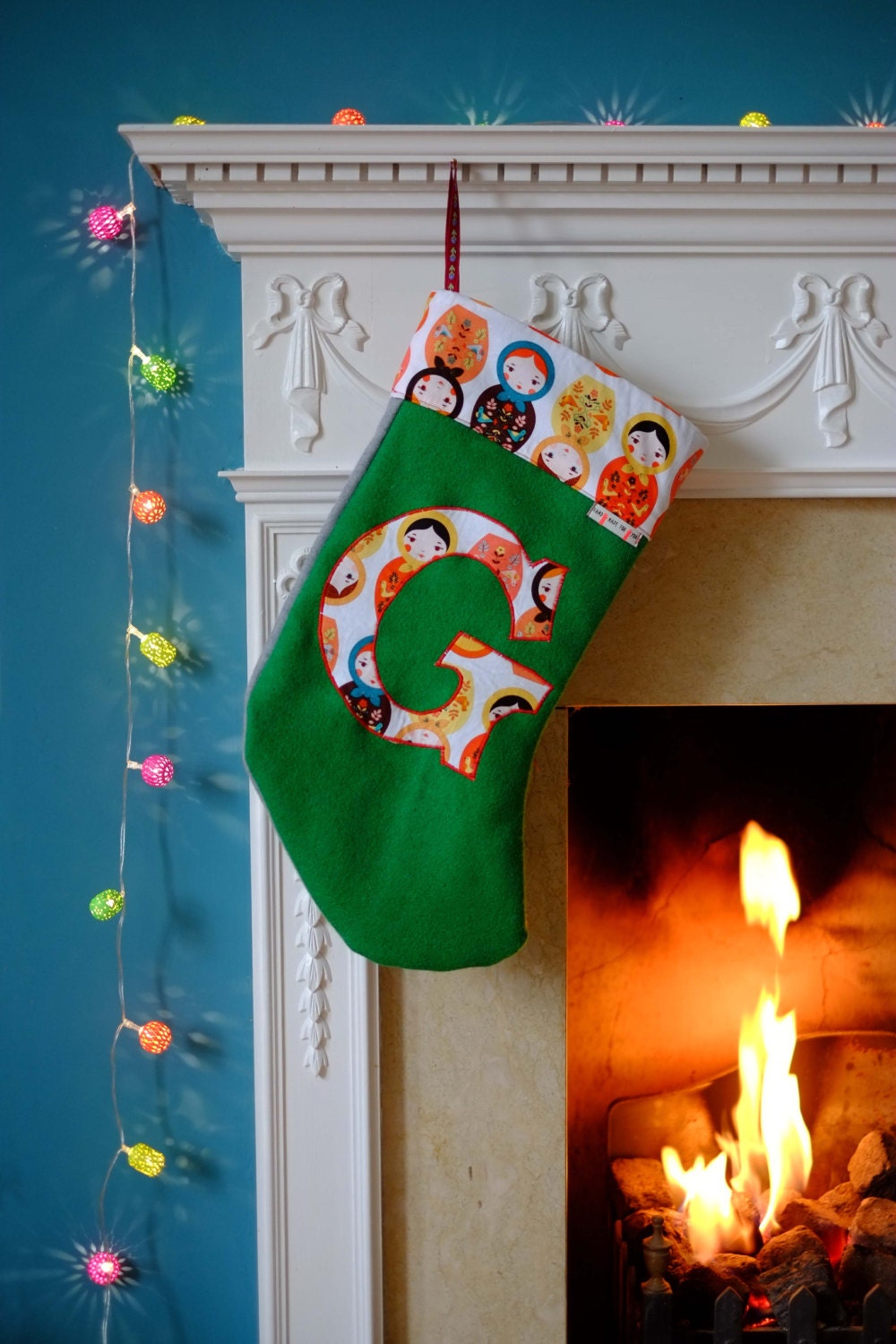 Handmade Personalised Christmas Stocking