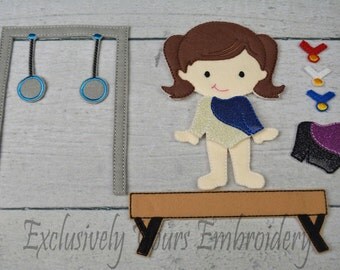 Shai Non Paper Doll with Gymnastics Set