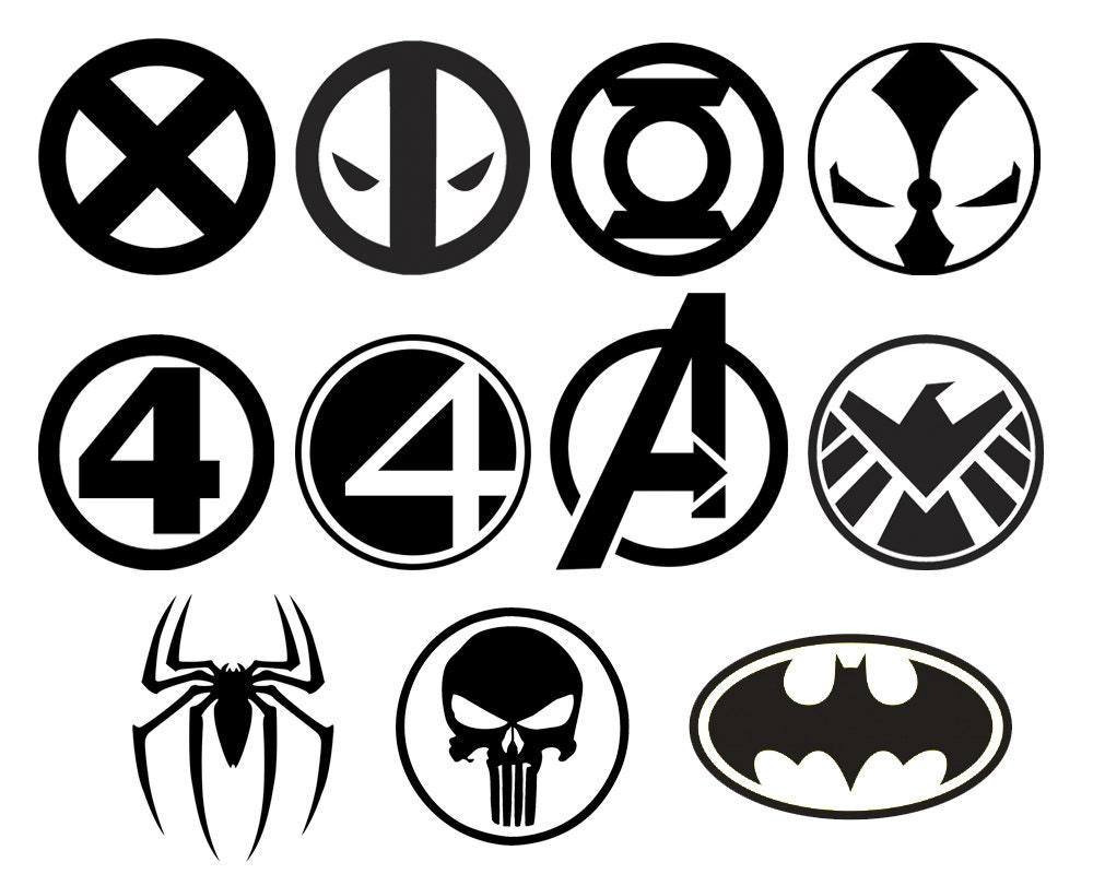 Marvel and DC Superhero Mac Book Vinyl Decal Stickers for