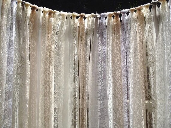 Lace WeDDing BaCkdRop WeDDinG IdeAs Bohemian curtain