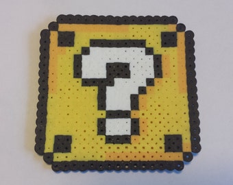 Items similar to 3-D Perler Bead Question Box on Etsy