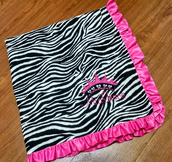 Handmade Quilted Zebra Baby Blanket Pick any by AllAboutKimber