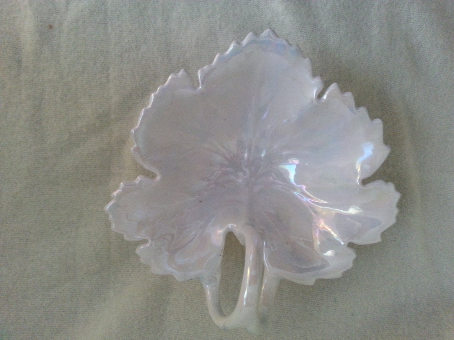 Vintage hand blown Glass Candy dish Fenton by JewelryandGlassworks