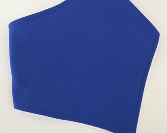 Solid Royal Blue baby bandana bib,drool bibs,teething bib