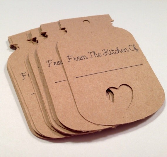 Mason Jar Hang Tags Mason Jar Gift Tags by WhimsicalOwlDesigns