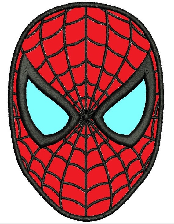 Spiderman Embroidery Design Applique 4x4 5x7 by JoanSewingStore