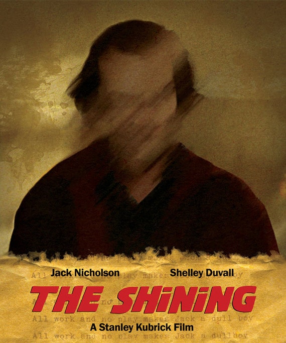 The Shining Minimalist Movie Poster Print by SuddenGravityPosters