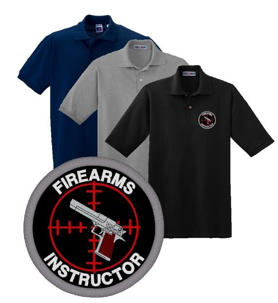 Firearms Instructor Embroidered Polo Shirt 592