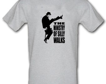 MINISTRY of Silly Walks Monty Python Retro 100% Cotton t-shirt All Sizes Small - XXL (kids and adults)