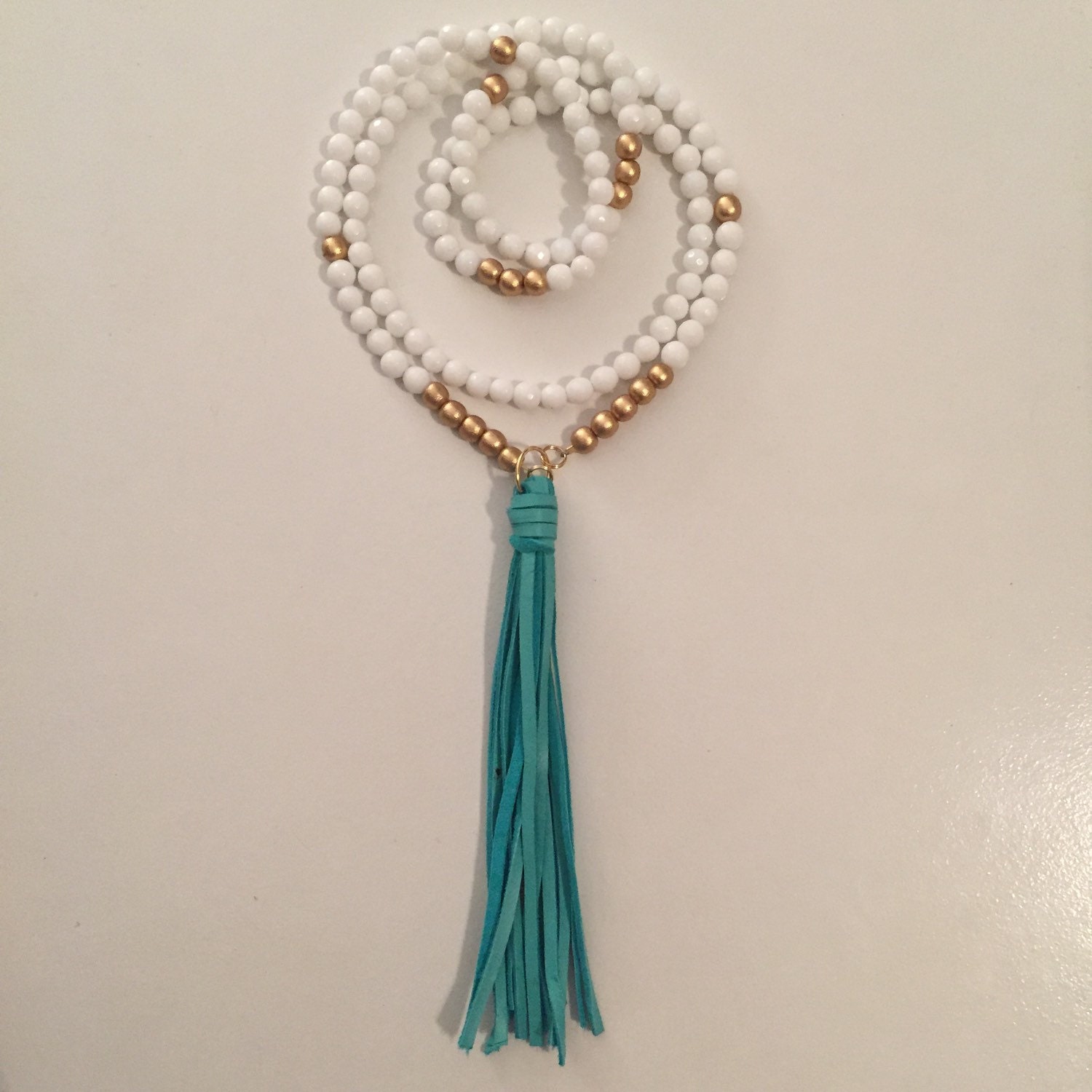 Long Beaded Tassel Necklace By Jlandryjewelry On Etsy