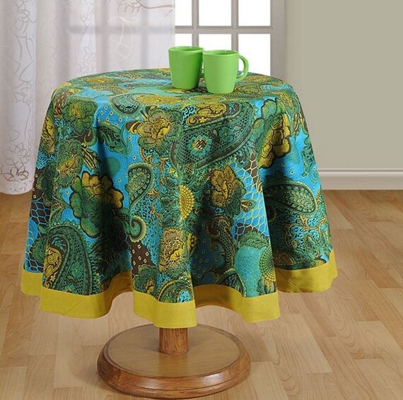 72, 90 inch round tablecloth, round table cover, wedding table decor ...