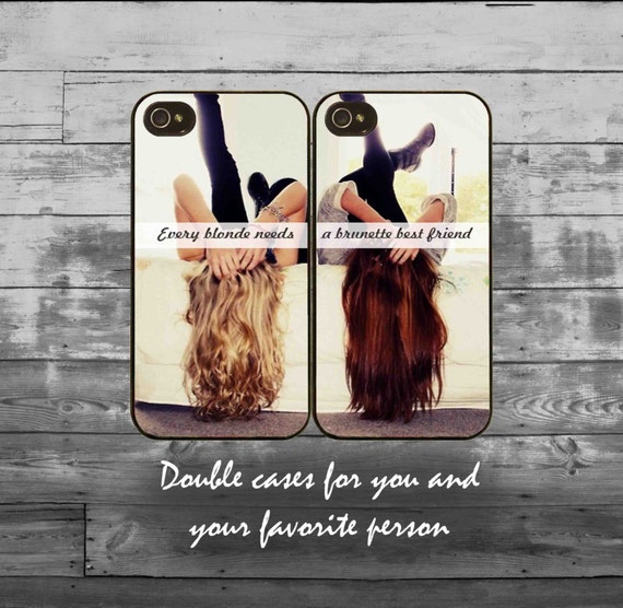 Items similar to Every blonde needs a brunette best friend ... Items similar to Every blonde needs a brunette best friend