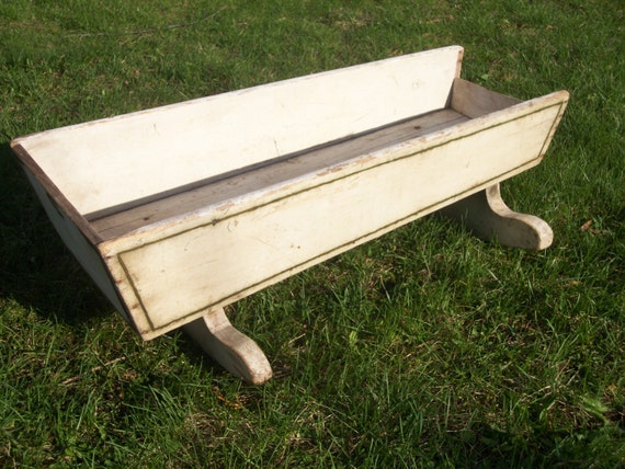 amish made doll cradle