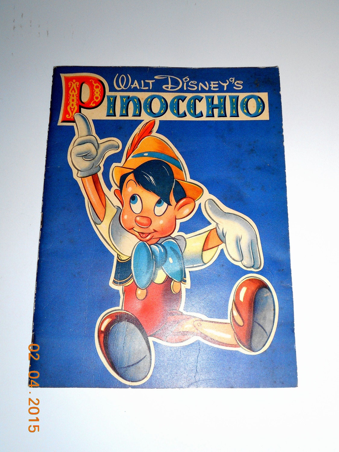 pinocchio story book with pictures