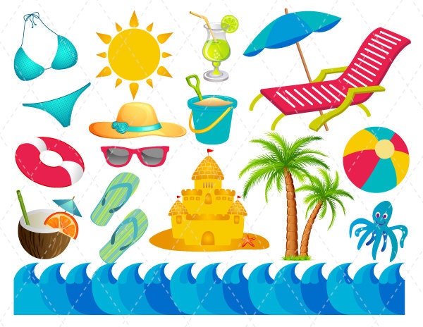 clipart of summer vacation - photo #41