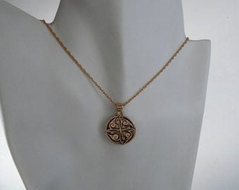 Bronze Persian Medallion Persian Jewelry Made in Montana Fine Jewelry Gender Neutral Necklace 8th Anniversary Gift for Men Gift for Women