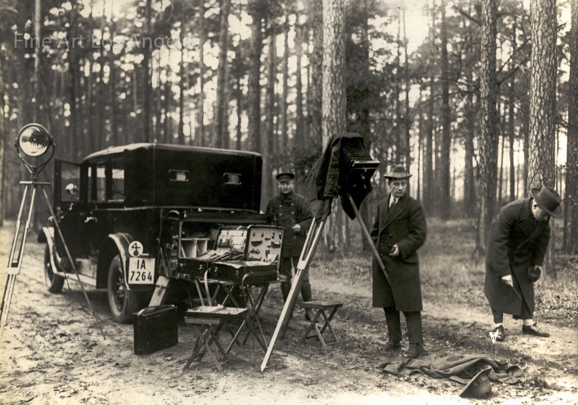 Photo of CSI Forensic crime scene France 1920s