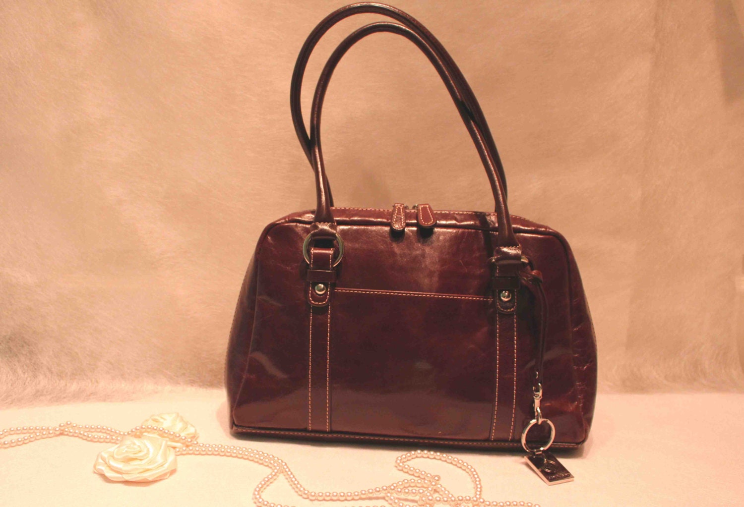 Vintage leather bags. Giani Bernini. GENUINE LEATHER.
