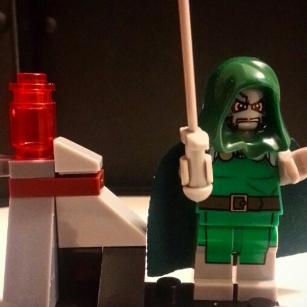 Custom Doctor Doom Minifigure Lego Size by CustomMiniFigz