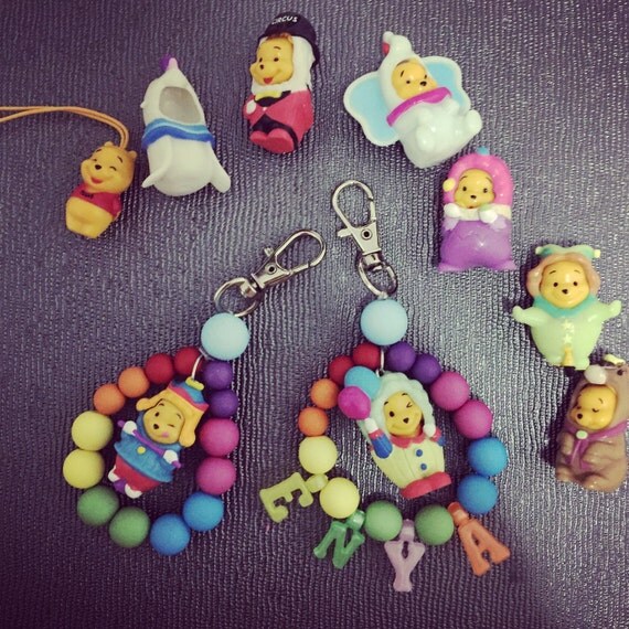 Items similar to Disney Circus Edition Winnie the Pooh keychain with