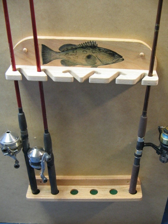 ceiling fishing rod holder