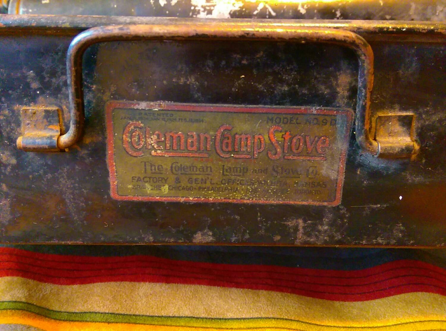 1930's Coleman Camp Stove model 9D vintage antique by SpokoVintage
