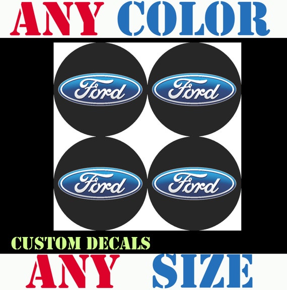 FORD LOGO Center Cap Stickers Decals For Your by