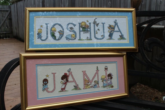 Baby Name Nursery Wall Art