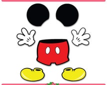 Popular items for mickey mouse hands on Etsy