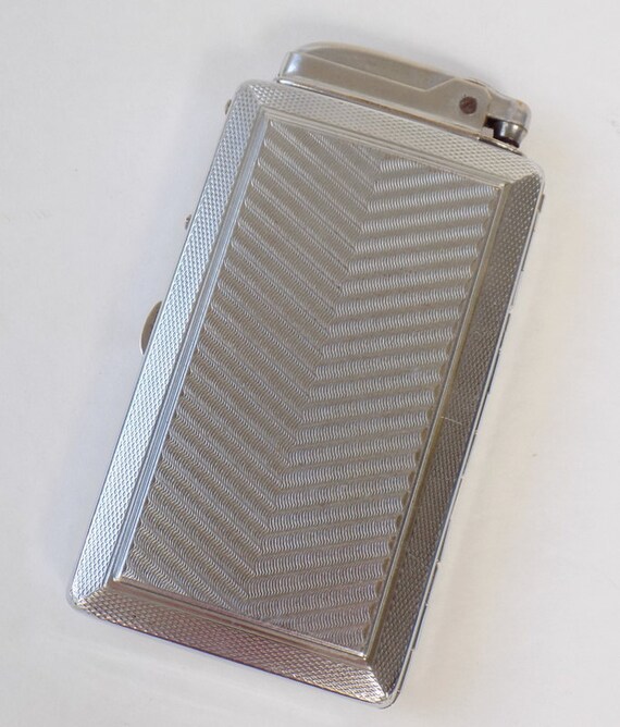1950s Cigarette Case Lighter Combo with Removable Pocket