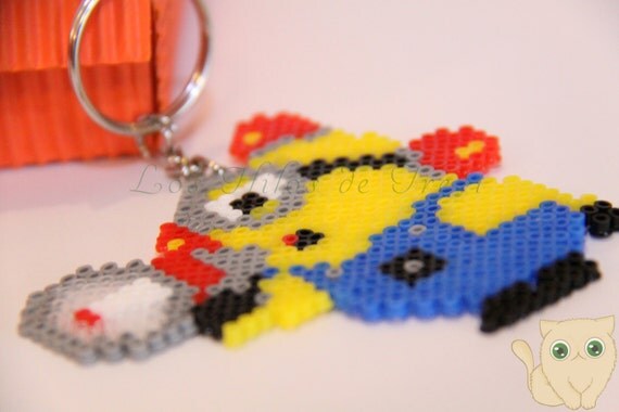 pompier de minion perles hama