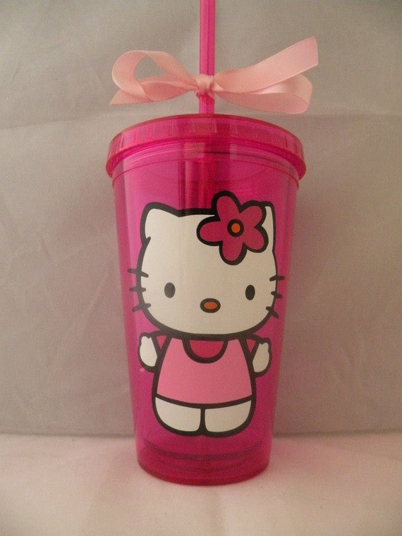 Personalized Hello Kitty Tumbler. Double by MandysVinylDecor